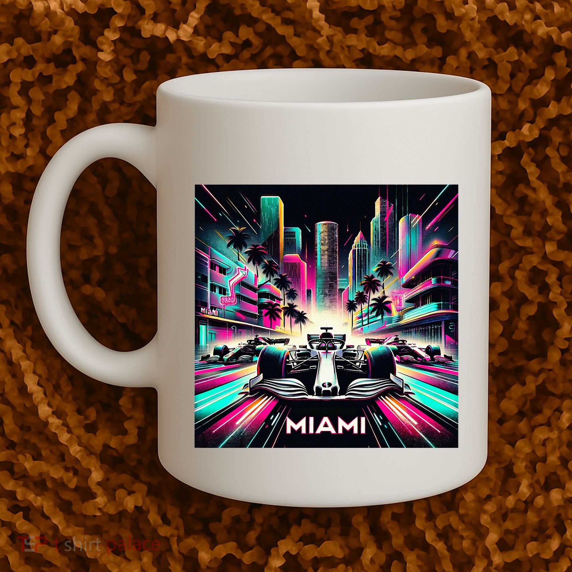 Miami Formula Racing Circuits Sport Coffee Mug