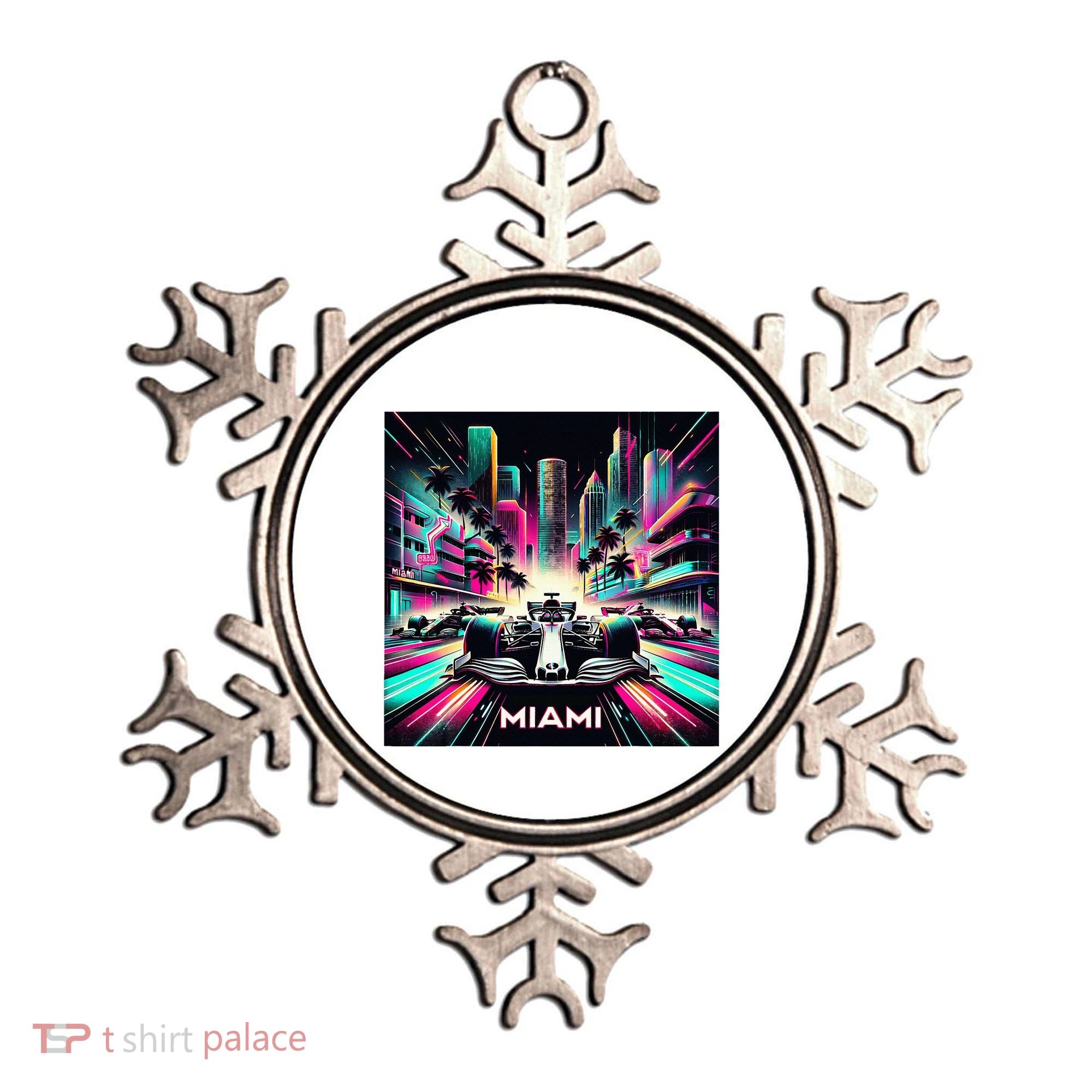 Miami Formula Racing Circuits Sport Ornament