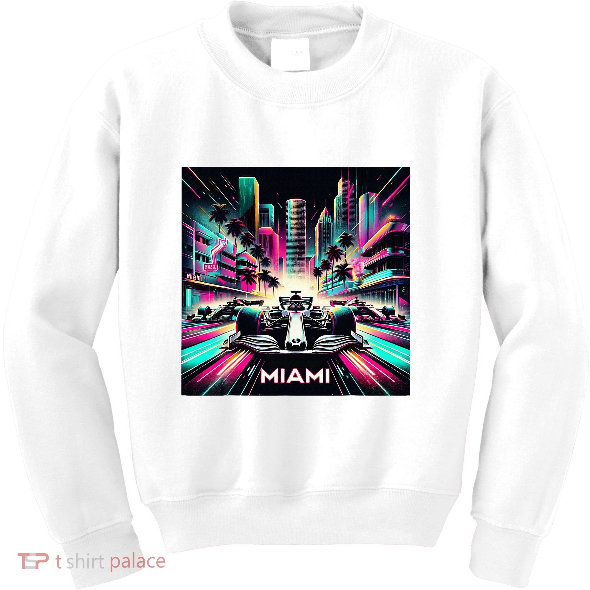 Miami Formula Racing Circuits Sport Kids Sweatshirt