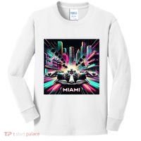 Miami Formula Racing Circuits Sport Kids Long Sleeve Shirt thumb 0