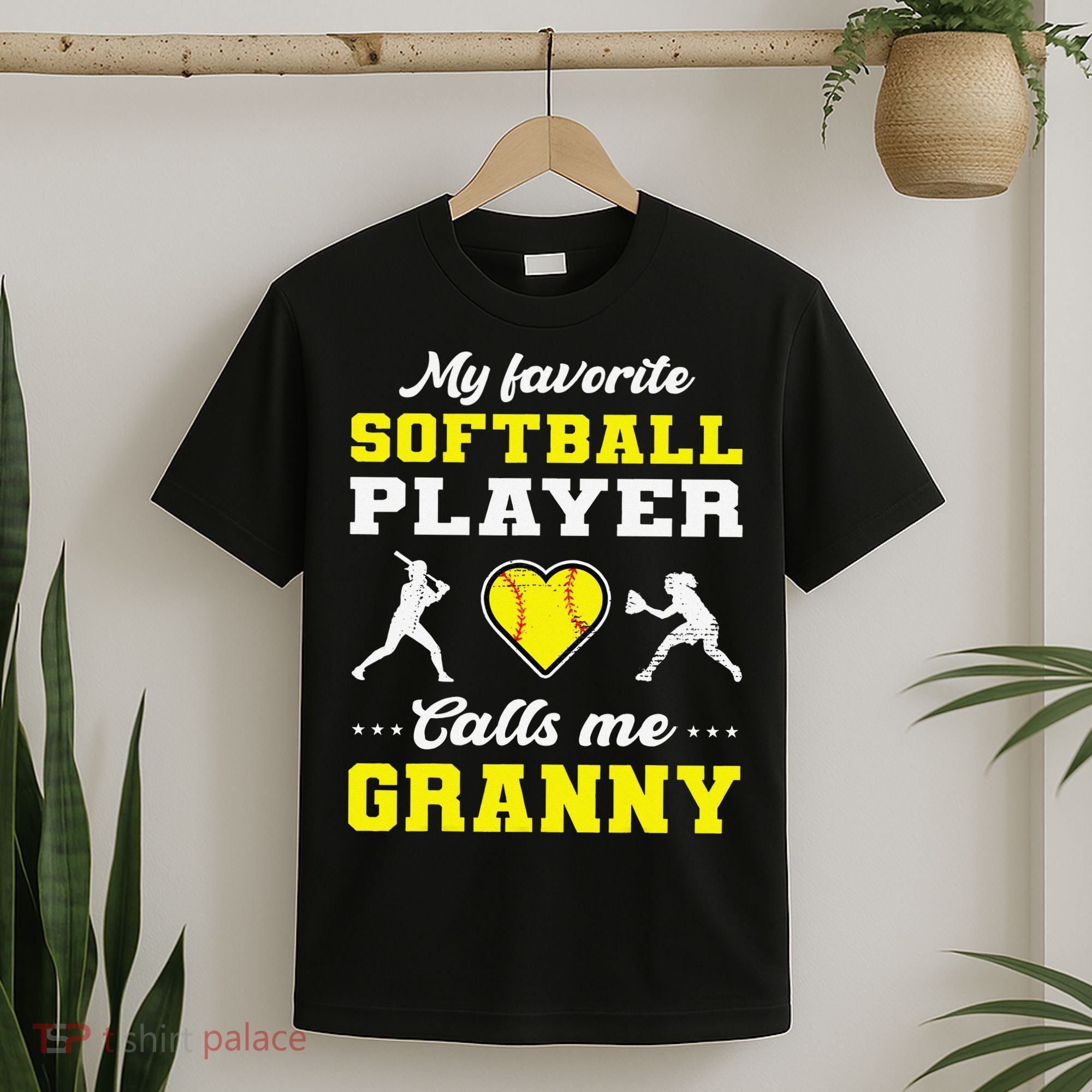 My Favorite Softball Player Calls Me Granny Mother's Day T-Shirt