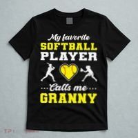 My Favorite Softball Player Calls Me Granny Mother's Day T-Shirt thumb 5