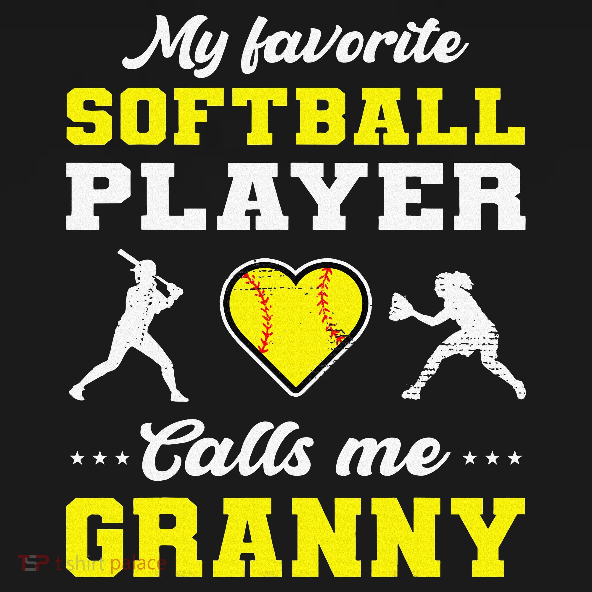 My Favorite Softball Player Calls Me Granny Mother's Day Bucket Hat