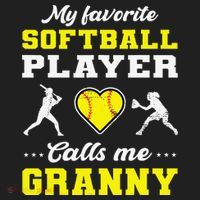My Favorite Softball Player Calls Me Granny Mother's Day Beanie thumb 2