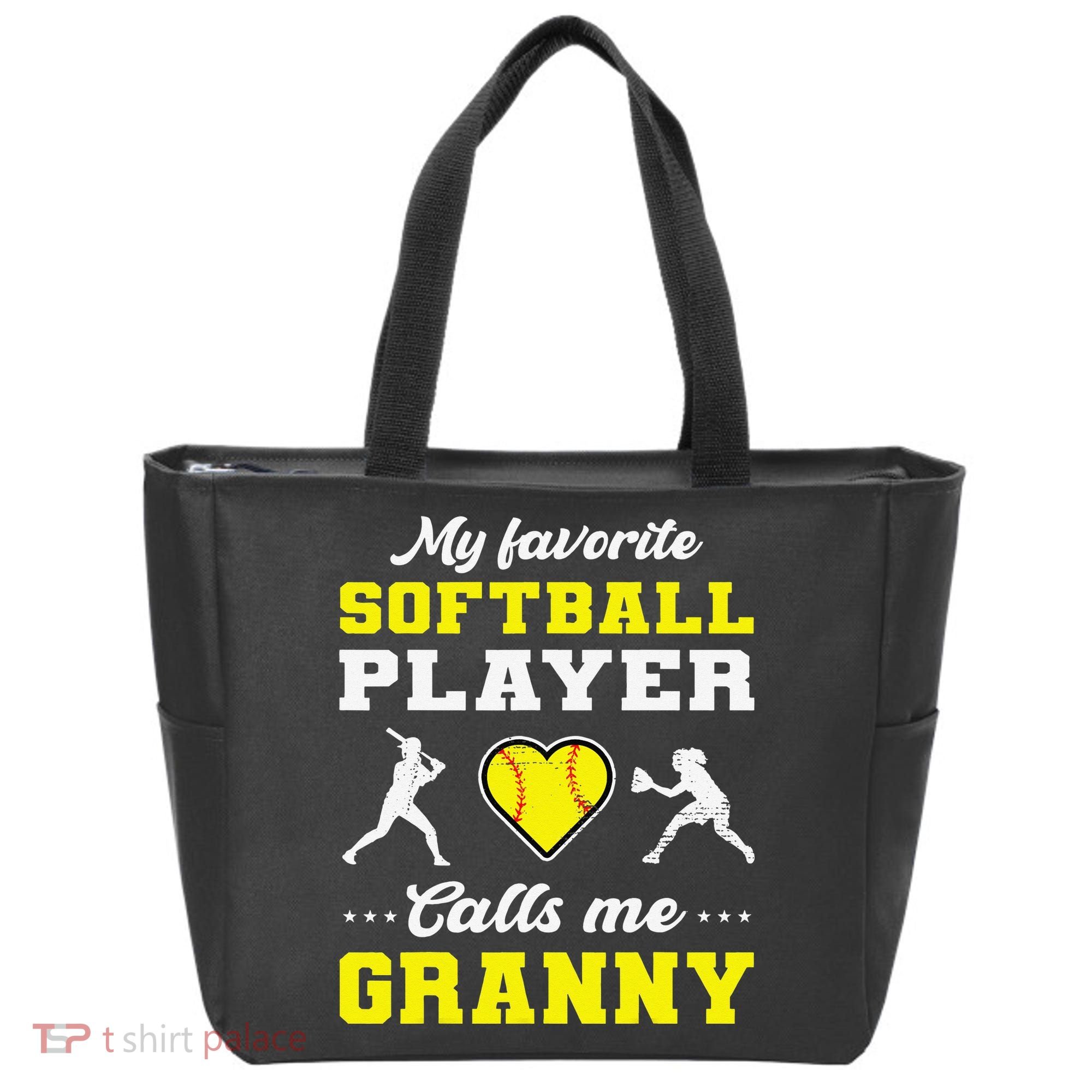 My Favorite Softball Player Calls Me Granny Mother's Day Tote Bag