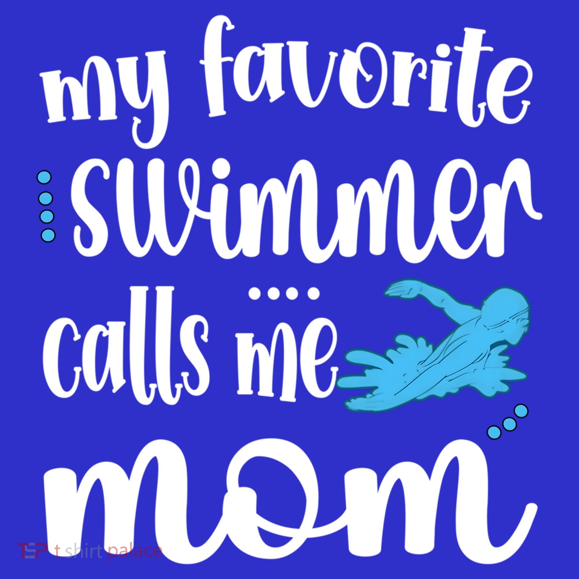 My Favorite Swimmer Calls Me Swim Mom Swimming Mama Gift Women's Tank Top