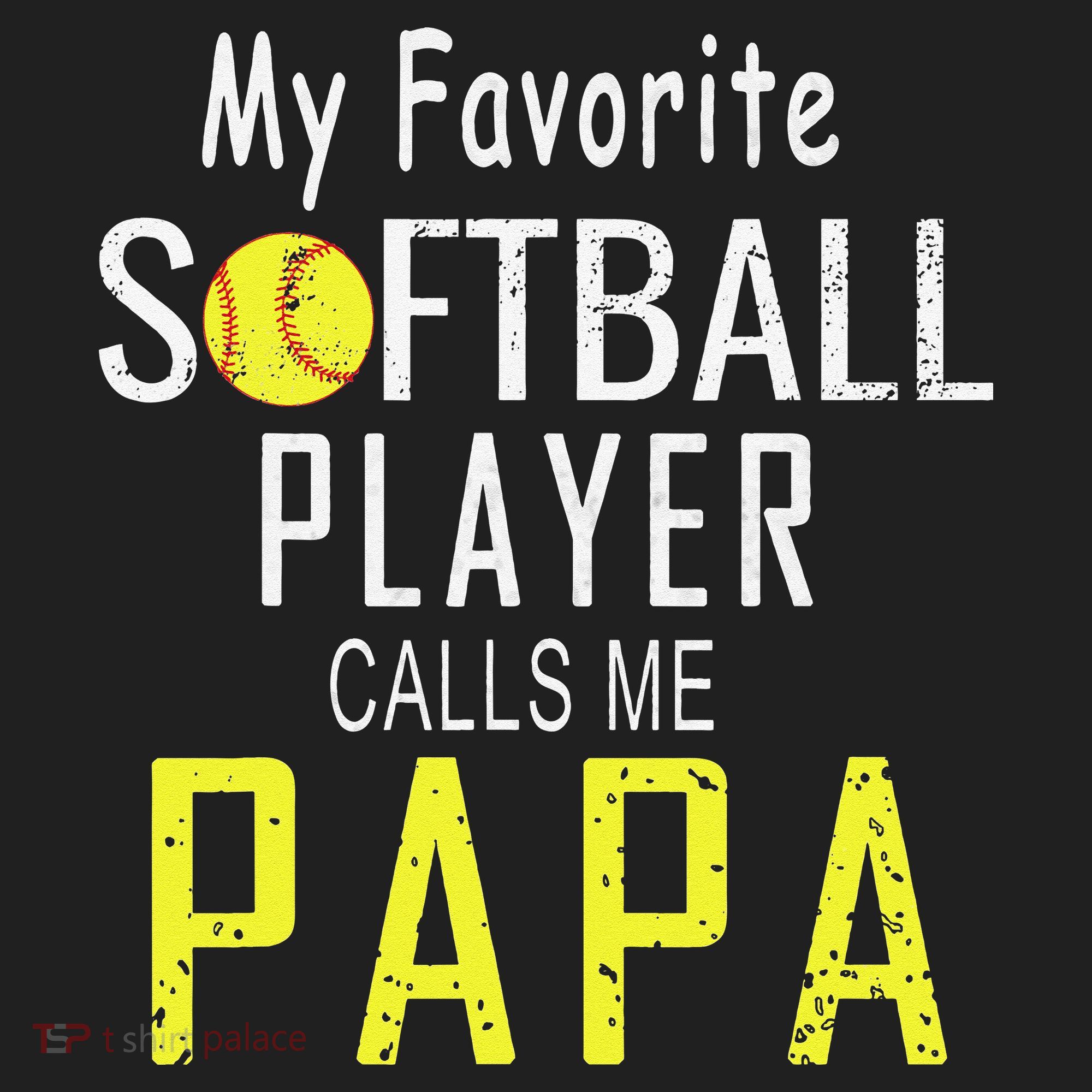 My Favorite Softball Player Calls Me Papa Father's Day Gift Beanie