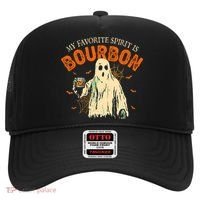 My Favorite Spirit Is Bourbon Funny Ghost Halloween Costume Hat thumb 0