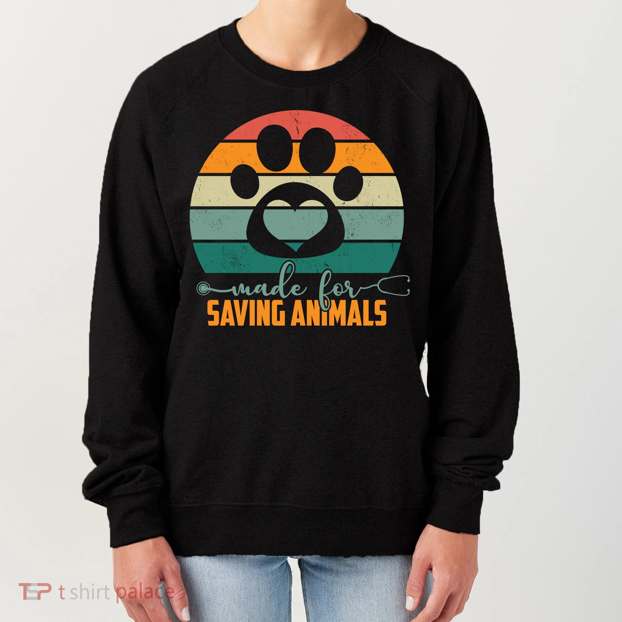 Made For Saving Animals Veterinarian Women's Sweatshirt