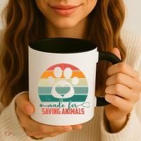 Made For Saving Animals Veterinarian Coffee Mug thumb 3