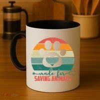 Made For Saving Animals Veterinarian Coffee Mug thumb 4