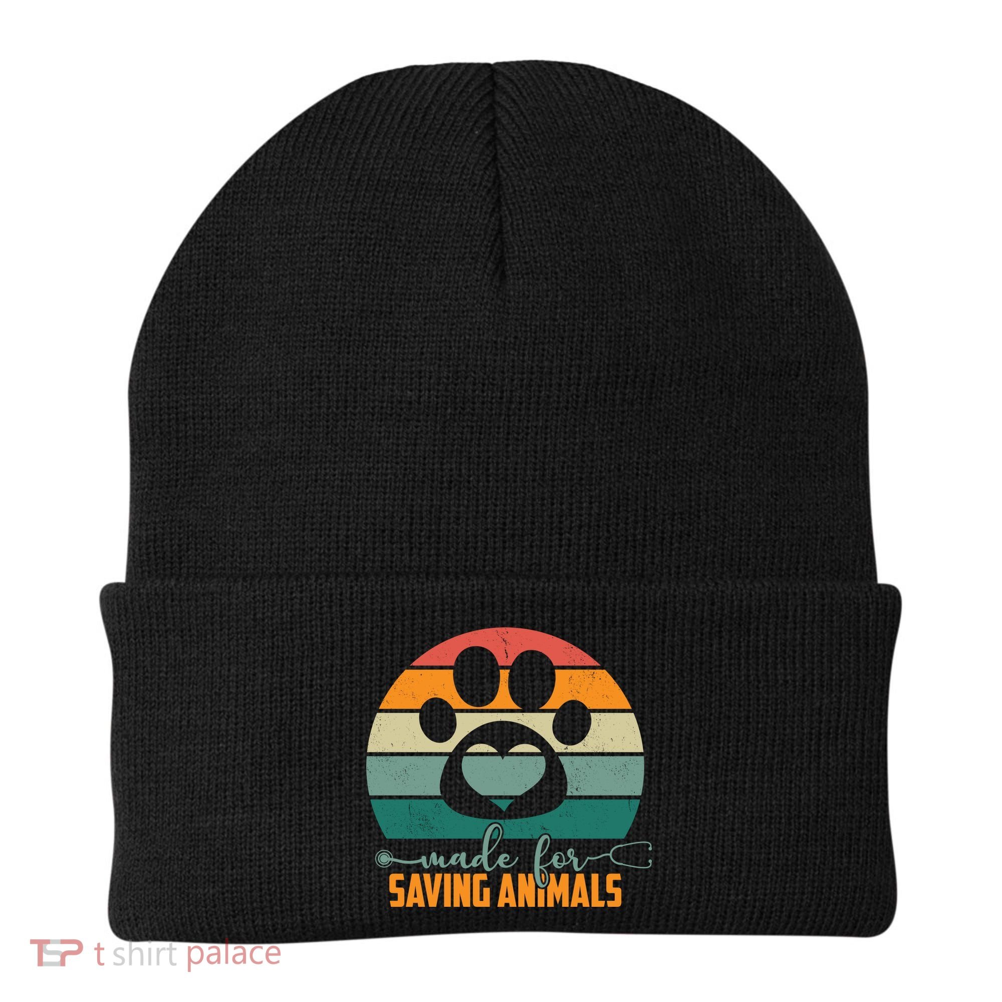 Made For Saving Animals Veterinarian Beanie