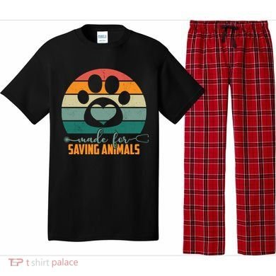 Made For Saving Animals Veterinarian Pajama Set