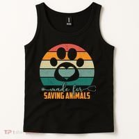 Made For Saving Animals Veterinarian Tank Top thumb 2