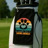 Made For Saving Animals Veterinarian Golf Towel thumb 2