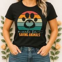 Made For Saving Animals Veterinarian Women's T-Shirt thumb 2