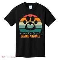 Made For Saving Animals Veterinarian Kids T-Shirt thumb 0