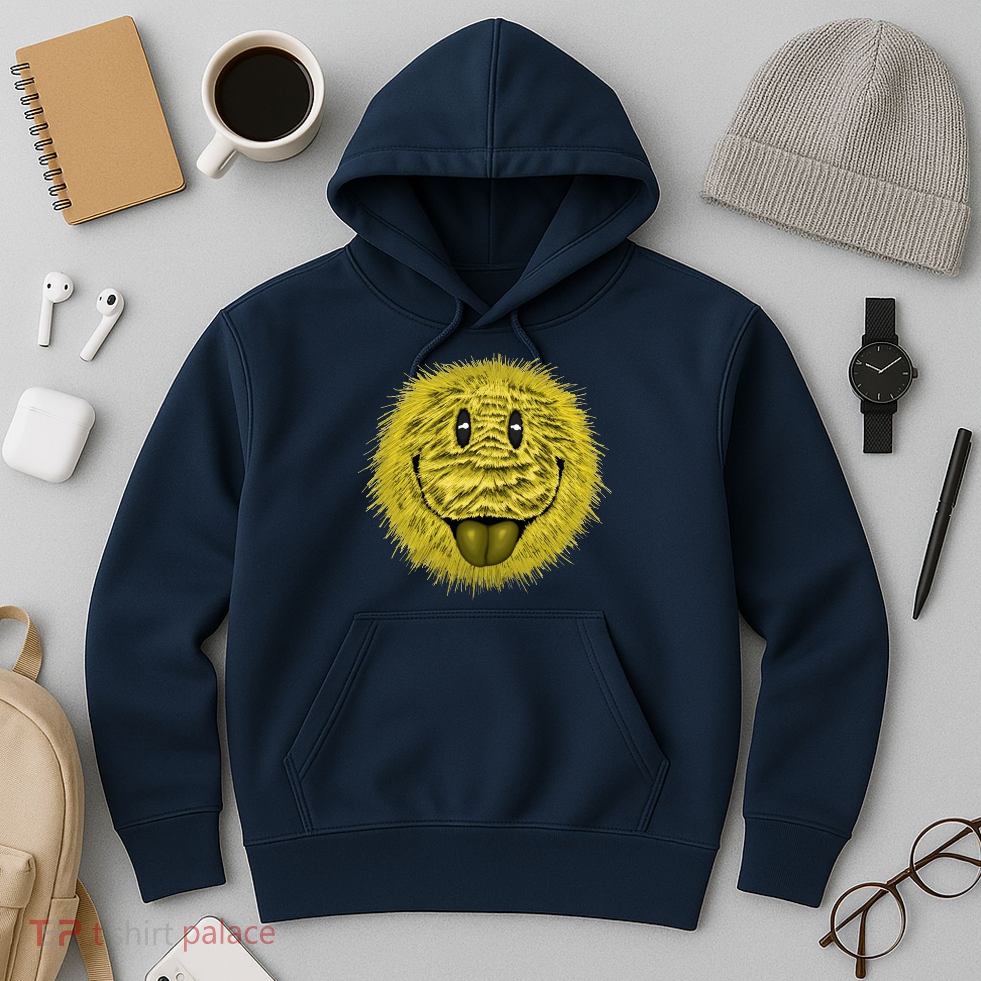 Ma Fur Smiley Pet Hoodie