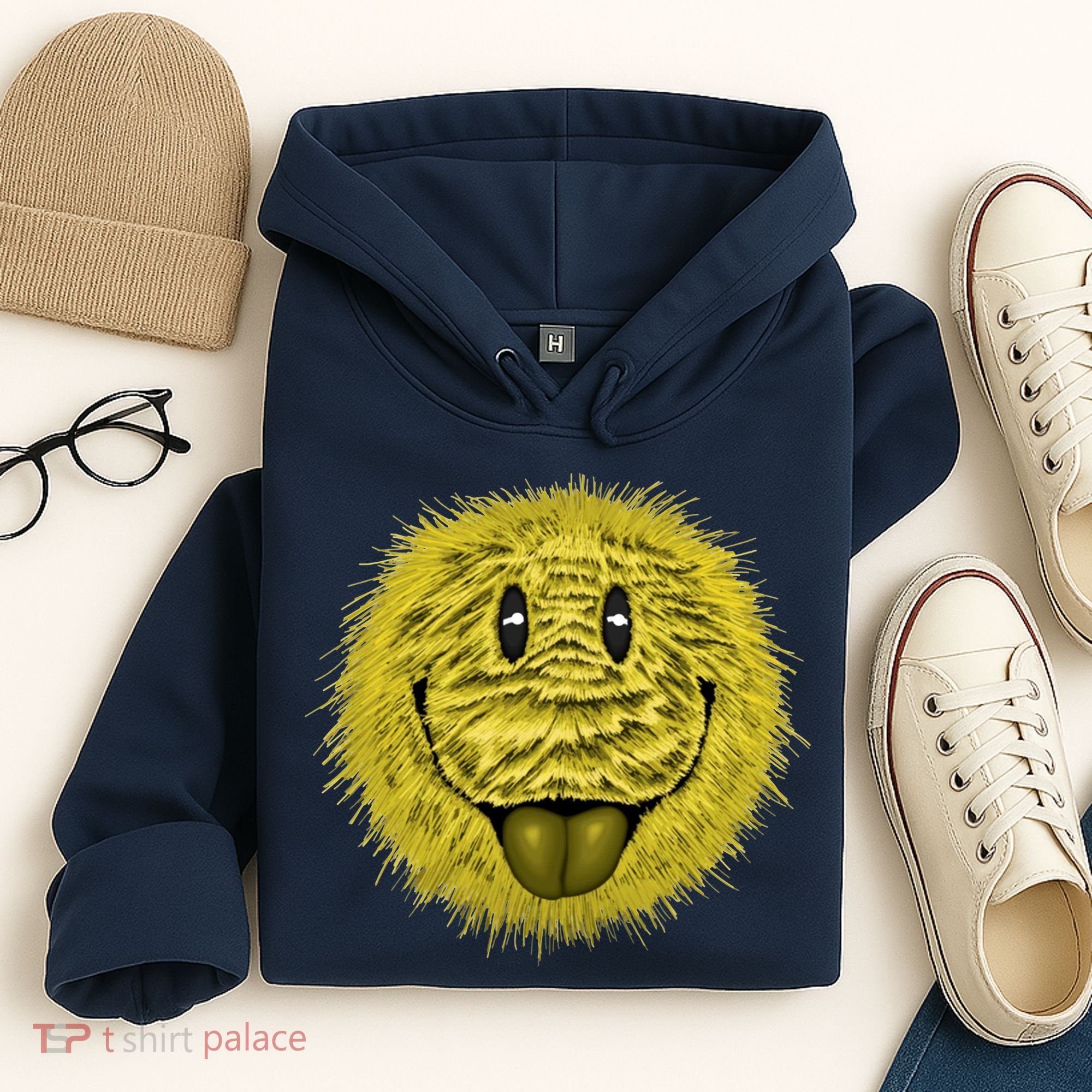 Ma Fur Smiley Pet Hoodie
