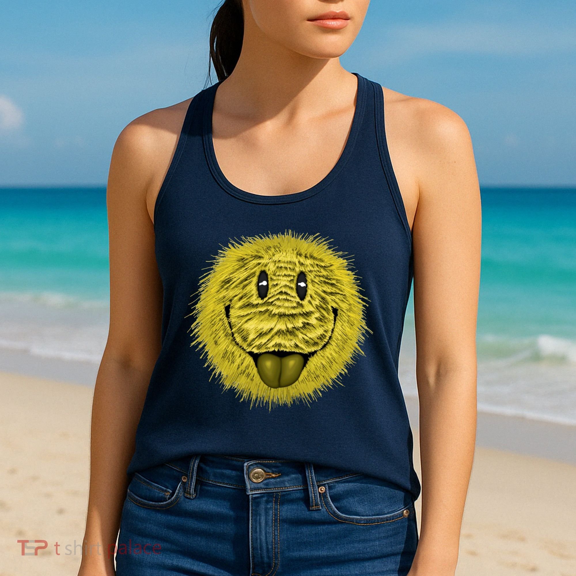Ma Fur Smiley Pet Women's Tank Top