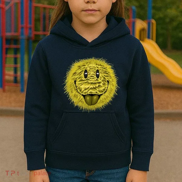 Ma Fur Smiley Pet Kids Hoodie