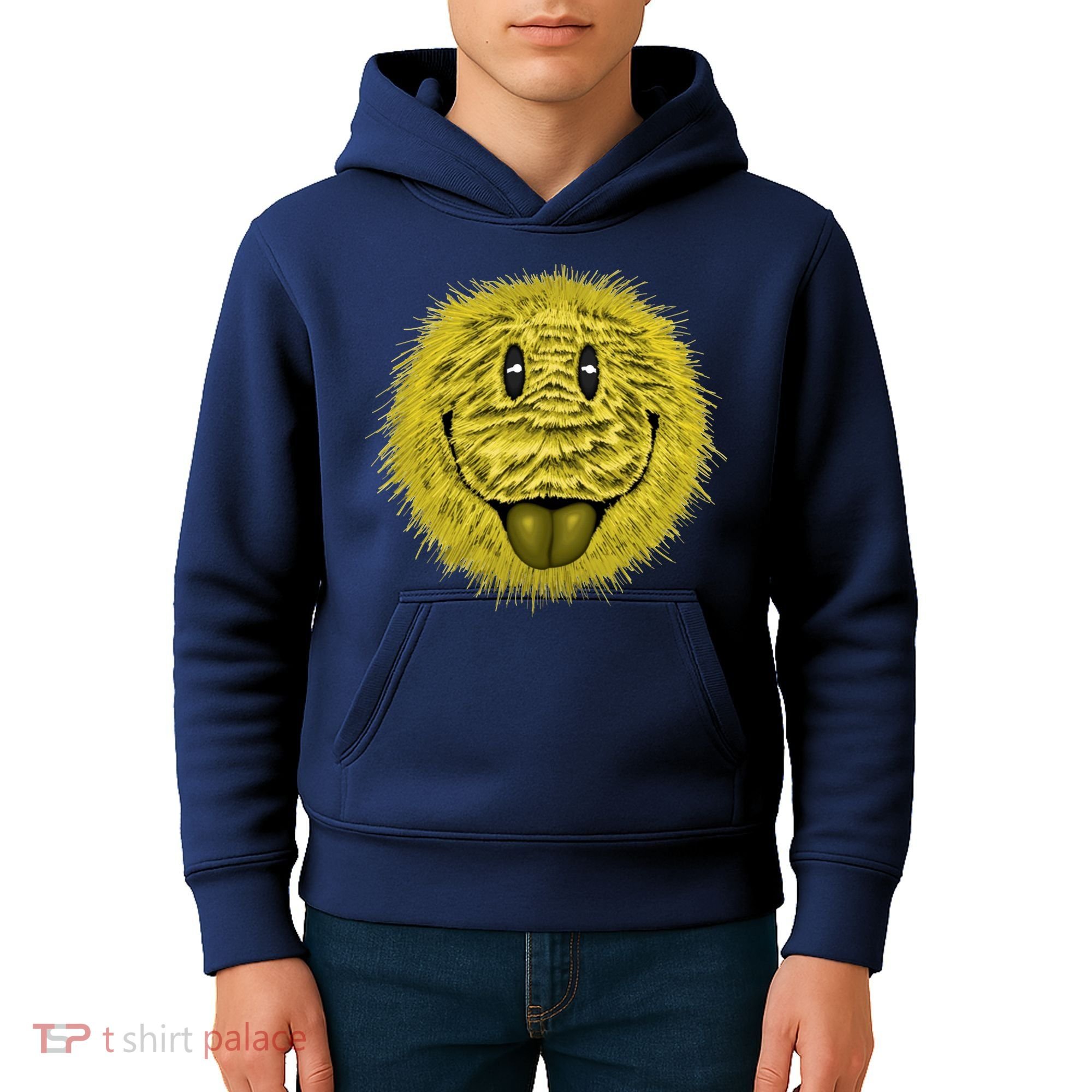Ma Fur Smiley Pet Kids Hoodie