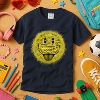 Ma Fur Smiley Pet Kids T-Shirt thumb 3
