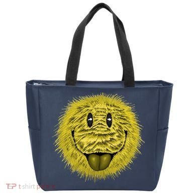 Ma Fur Smiley Pet Tote Bag