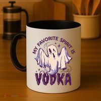 My Favorite Spirit Is Vodka Coffee Mug thumb 4