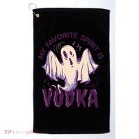My Favorite Spirit Is Vodka Golf Towel thumb 0