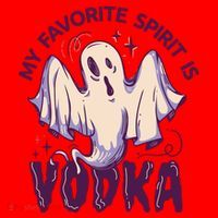 My Favorite Spirit Is Vodka Santa Hat thumb 1