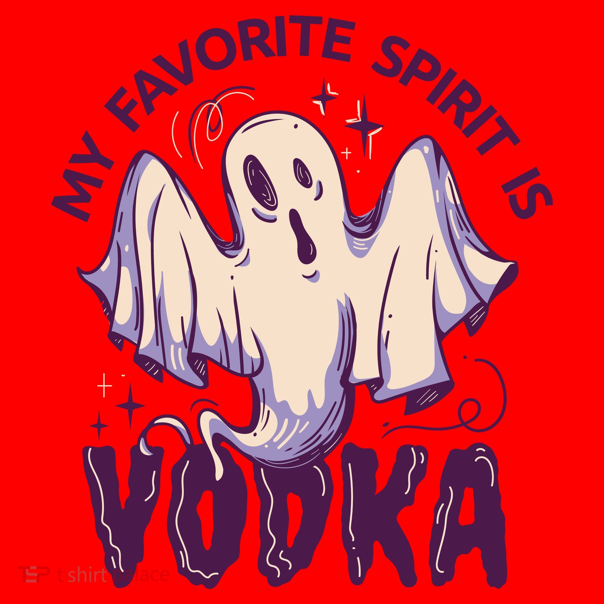 My Favorite Spirit Is Vodka Santa Hat