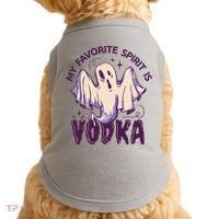 My Favorite Spirit Is Vodka Doggie Tank thumb 0
