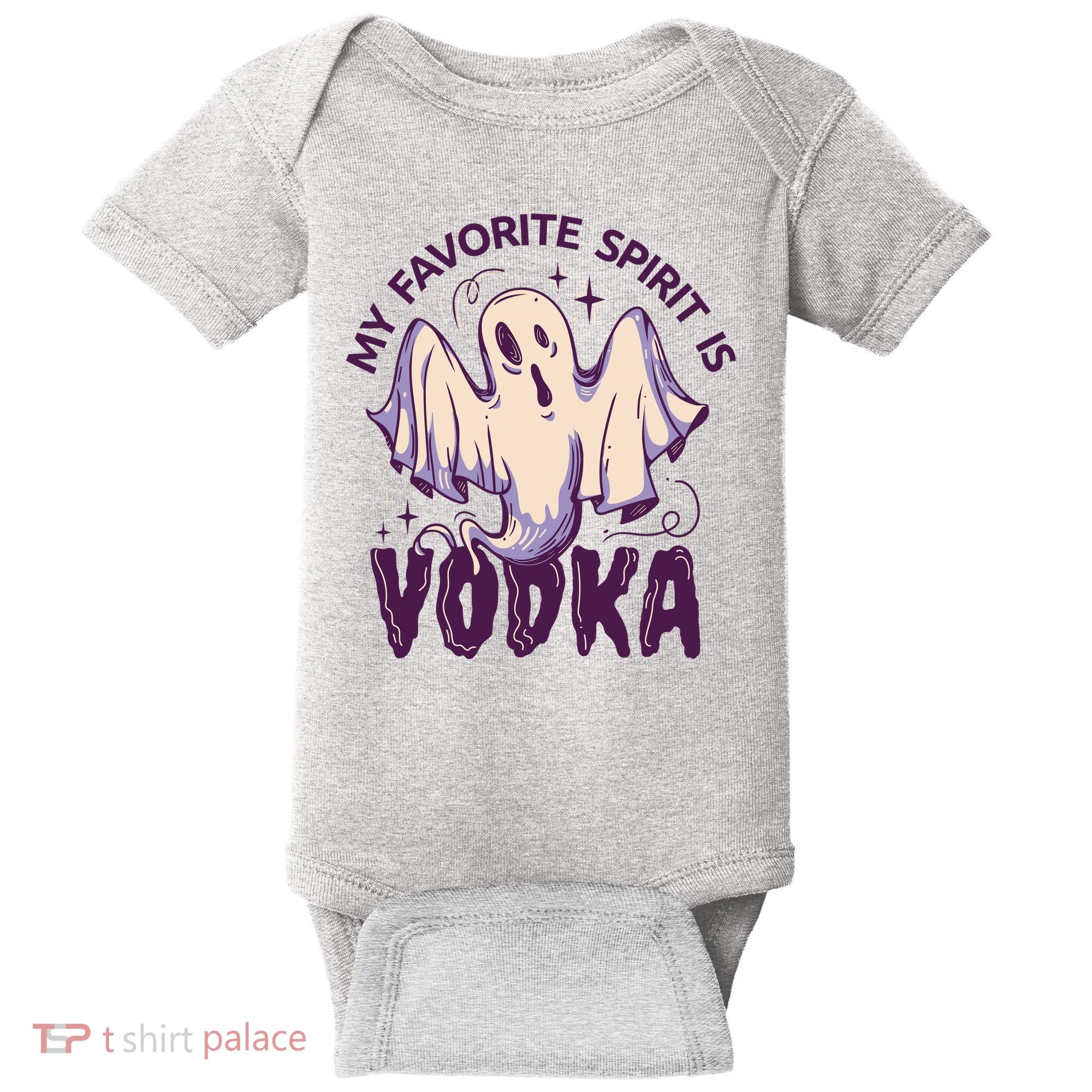 My Favorite Spirit Is Vodka Baby Bodysuit