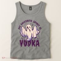My Favorite Spirit Is Vodka Tank Top thumb 2