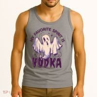 My Favorite Spirit Is Vodka Tank Top thumb 3