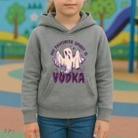 My Favorite Spirit Is Vodka Kids Hoodie thumb 3