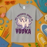 My Favorite Spirit Is Vodka Kids T-Shirt thumb 3