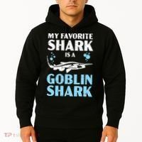 My Favorite Shark Is A Goblin Shark Animal Lover Hoodie thumb 2