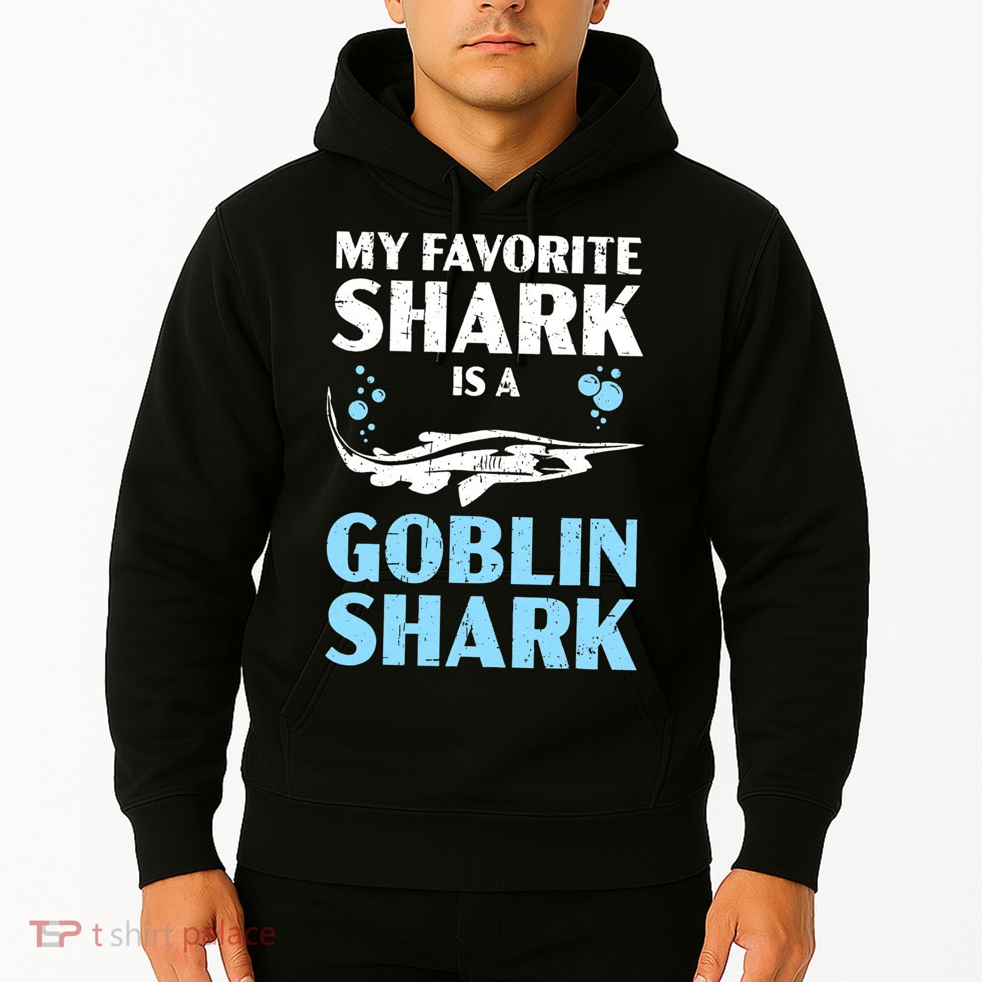 My Favorite Shark Is A Goblin Shark Animal Lover Hoodie