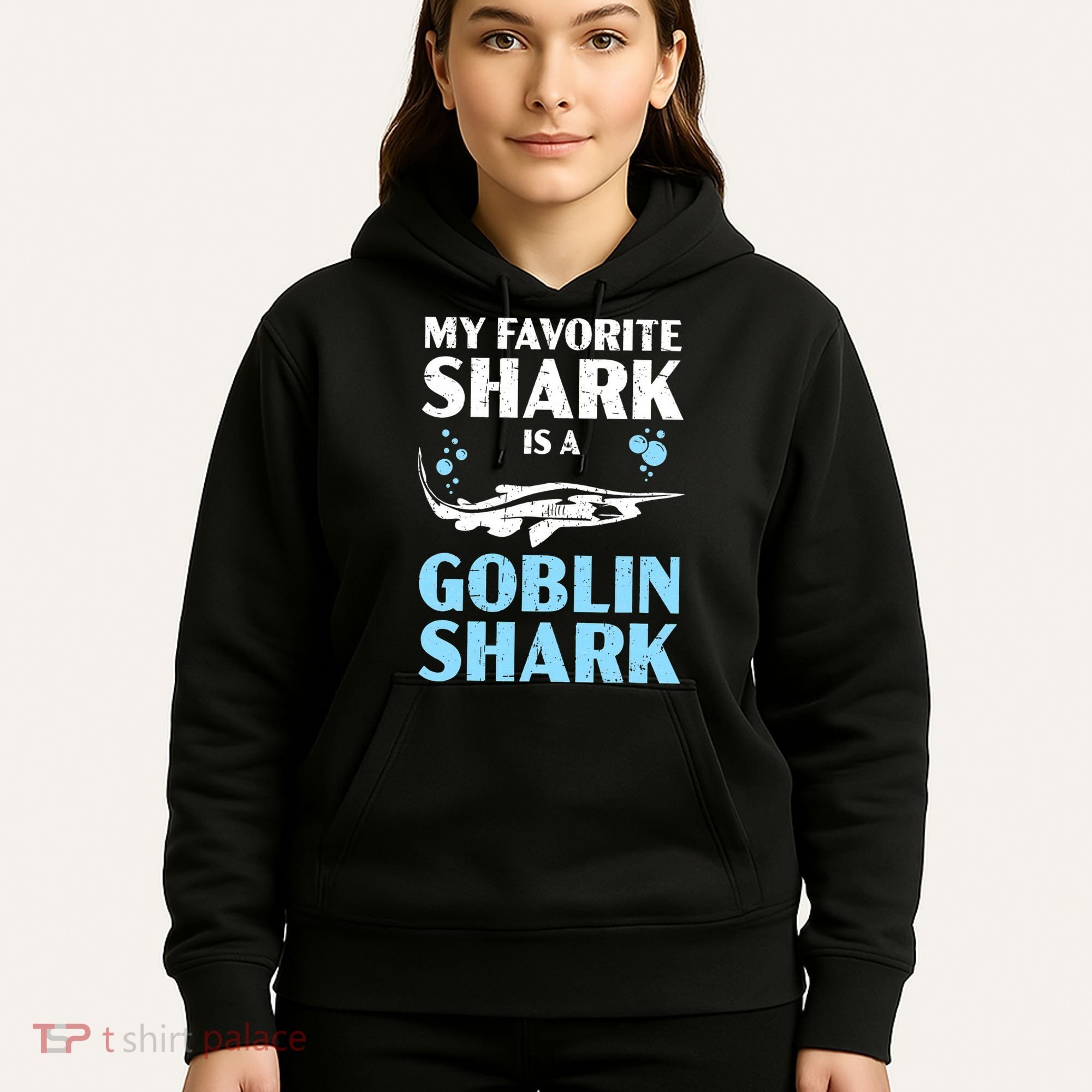 My Favorite Shark Is A Goblin Shark Animal Lover Hoodie