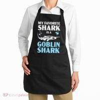 My Favorite Shark Is A Goblin Shark Animal Lover Apron thumb 2