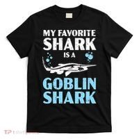 My Favorite Shark Is A Goblin Shark Animal Lover T-Shirt thumb 0