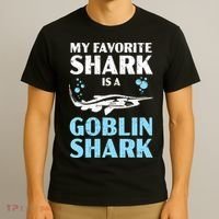 My Favorite Shark Is A Goblin Shark Animal Lover T-Shirt thumb 3