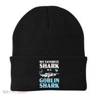 My Favorite Shark Is A Goblin Shark Animal Lover Beanie thumb 0