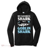 My Favorite Shark Is A Goblin Shark Animal Lover Women's Hoodie thumb 0