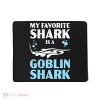 My Favorite Shark Is A Goblin Shark Animal Lover Mousepad thumb 0