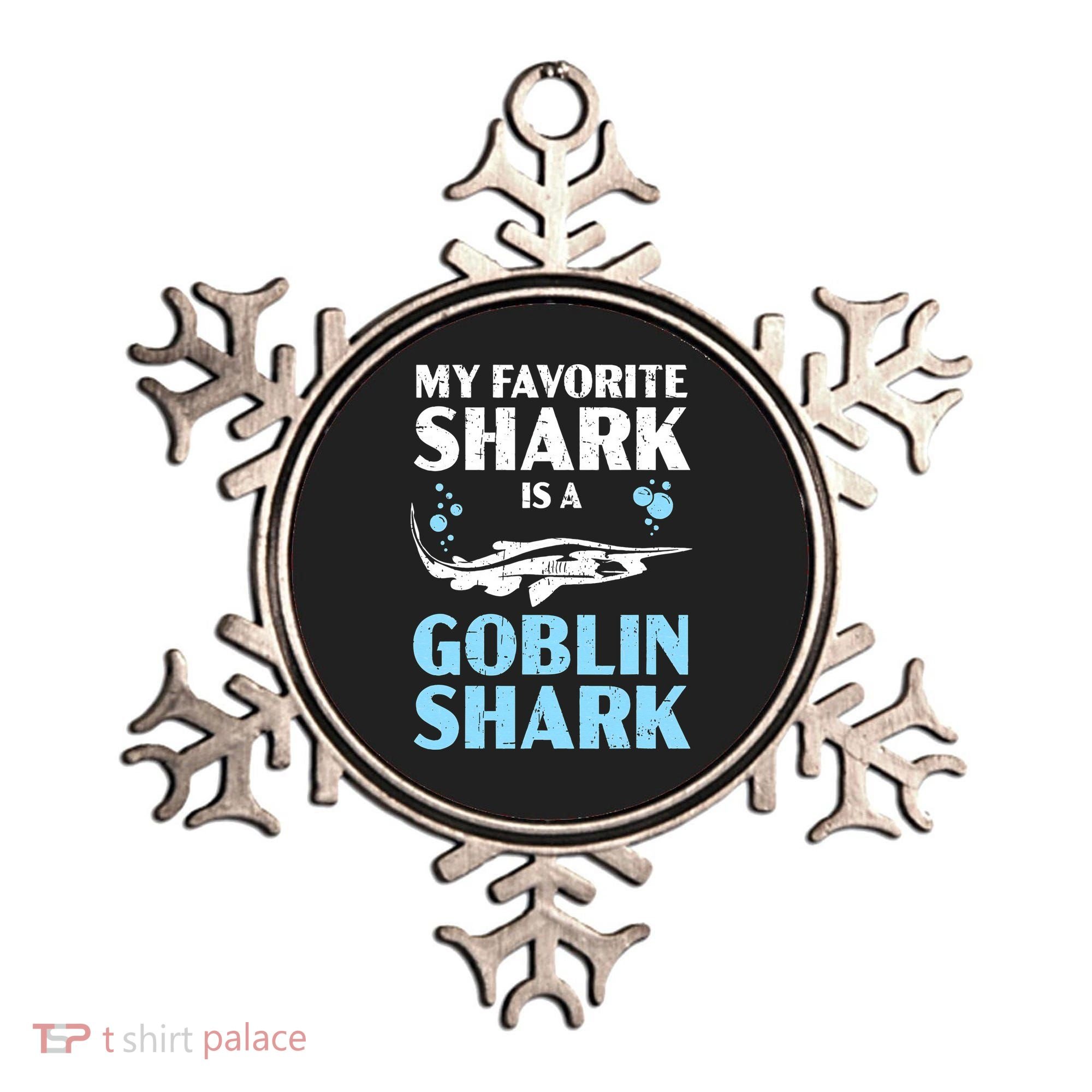 My Favorite Shark Is A Goblin Shark Animal Lover Ornament