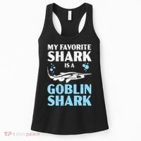 My Favorite Shark Is A Goblin Shark Animal Lover Women's Tank Top thumb 0