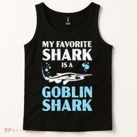 My Favorite Shark Is A Goblin Shark Animal Lover Tank Top thumb 2